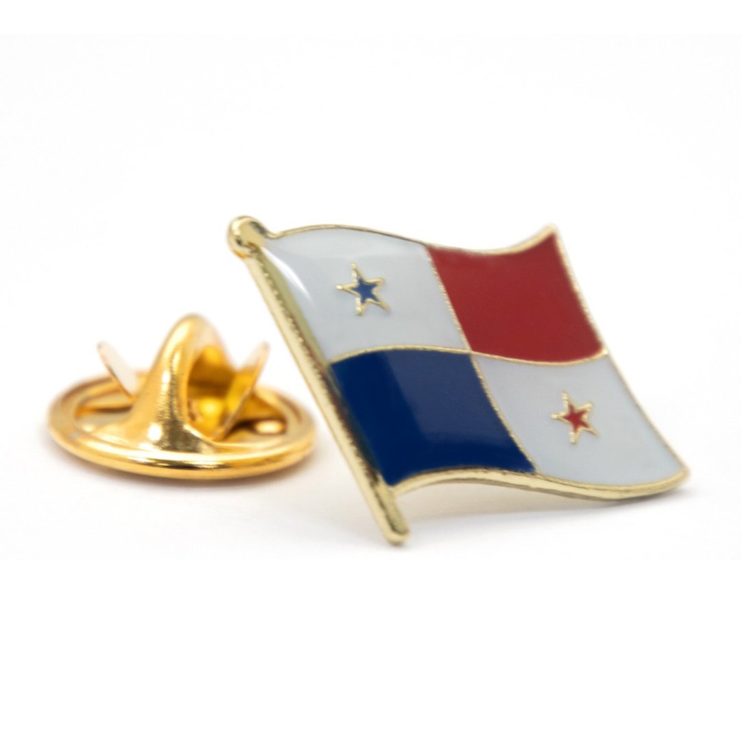 Panama 巴拿马 国旗别针 纪念胸章 金属胸针 纪念别针 国徽饰品 - 胸针 - 其他材质 多色