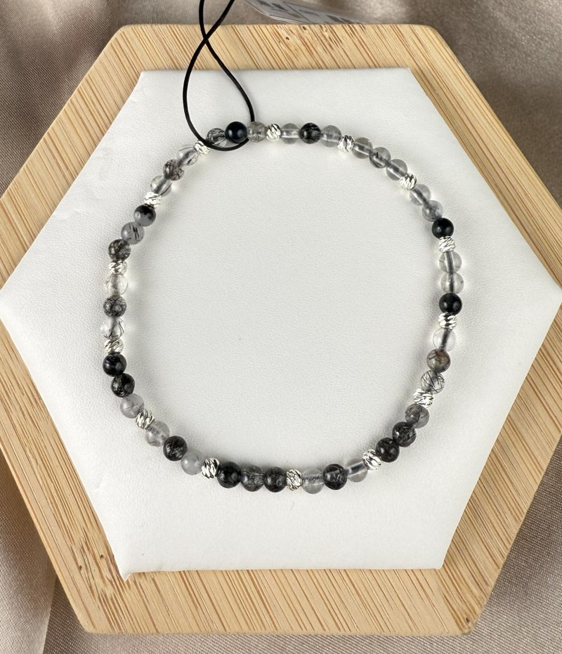 黑发晶 水晶手链 防护 净化负能量 增强专注力 事业运 礼物 送礼 - 手链/手环 - 水晶 