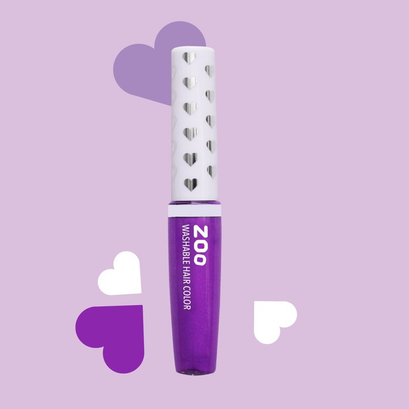 H3 葡萄软糖 微亮粉葡萄紫 ZOO魔法头发闪亮凝胶 暂时染发 万圣节 - 其他 - 颜料 紫色