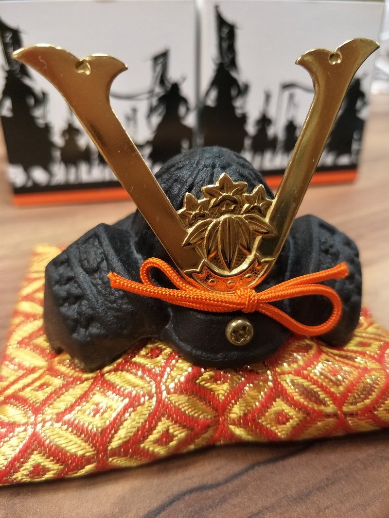 日本武将迷你头盔(附垫子) 【织田信长】【徳川家康】【源义经】 - 摆饰 - 铝合金 多色