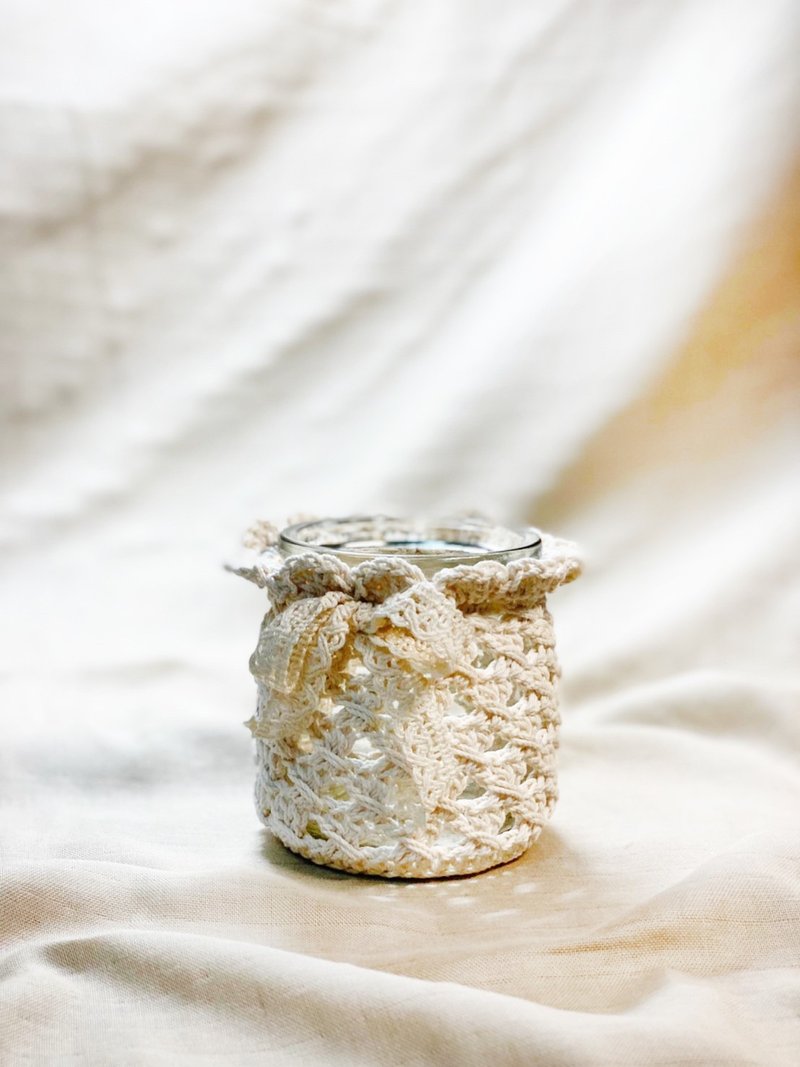 ins波西米亚风纯手工保罗编织瓶 - 蜡烛/烛台 - 棉．麻 