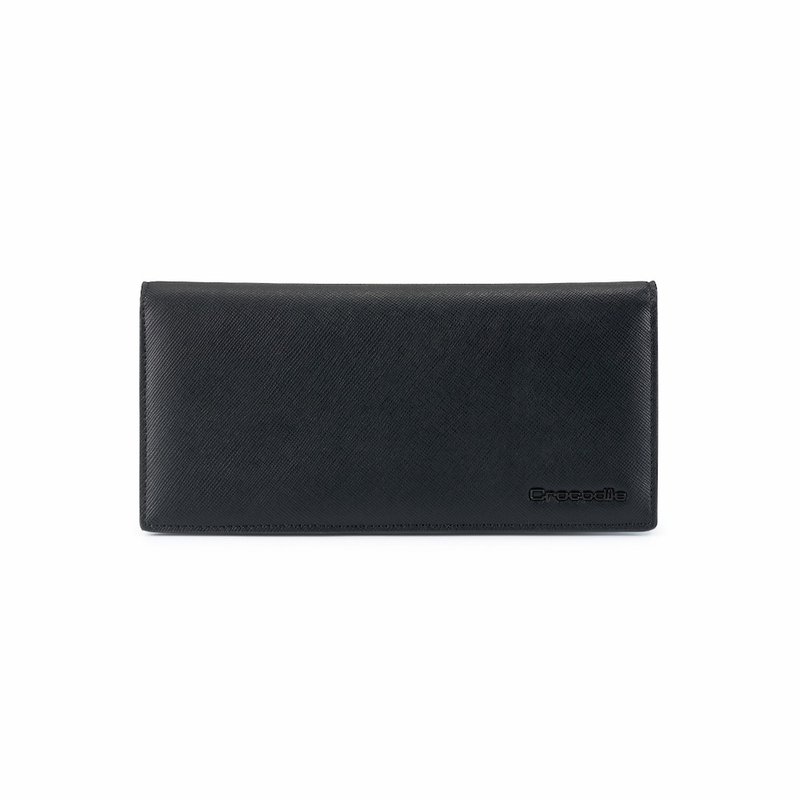 【情侣礼物/24H出货】皮夹/真皮长夹 13卡拉链 RFID Aston系列 - 皮夹/钱包 - 真皮 黑色