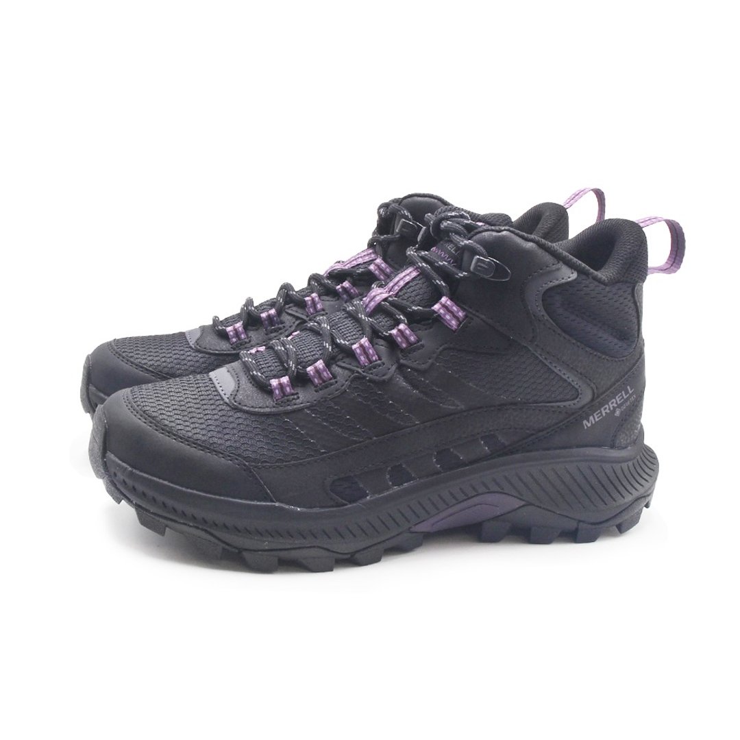 MERRELL SPEED STRIKE 2 MID GTX中筒防水登山健行鞋 女鞋-黑紫色 - 女款运动鞋/球鞋 - 防水材质 