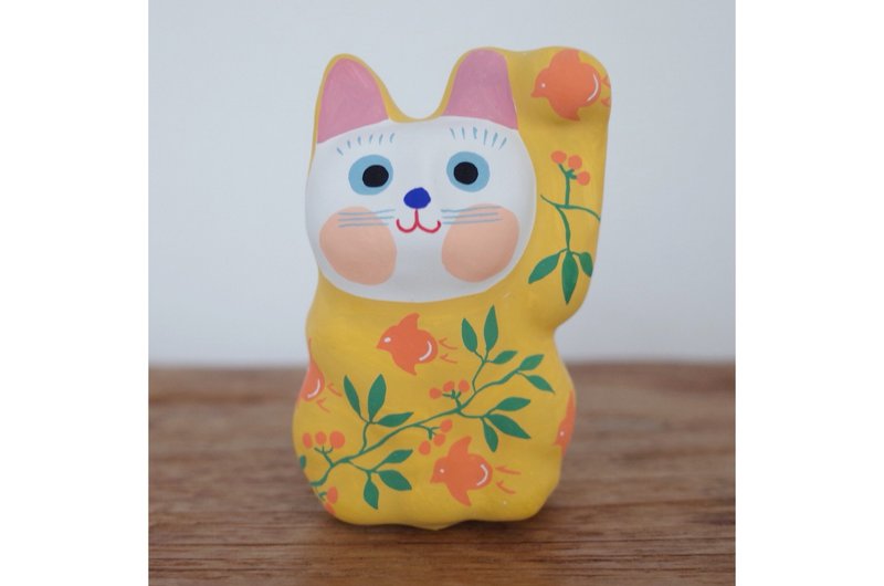 Lucky Cat Plover pattern left hand beckoning - 玩偶/公仔 - 纸 