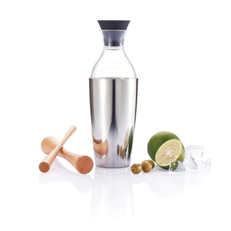 James 调酒四件组 - 酒杯/酒器 - 不锈钢 银色