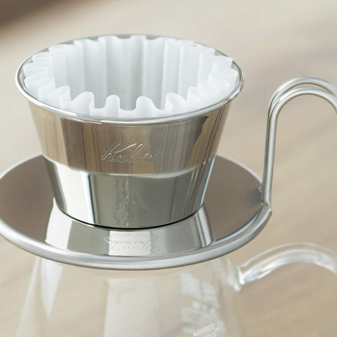 【日本】Kalita TSUBAME 155系列 不锈钢 三孔蛋糕型滤杯 WDS-155 - 咖啡壶/周边 - 不锈钢 银色