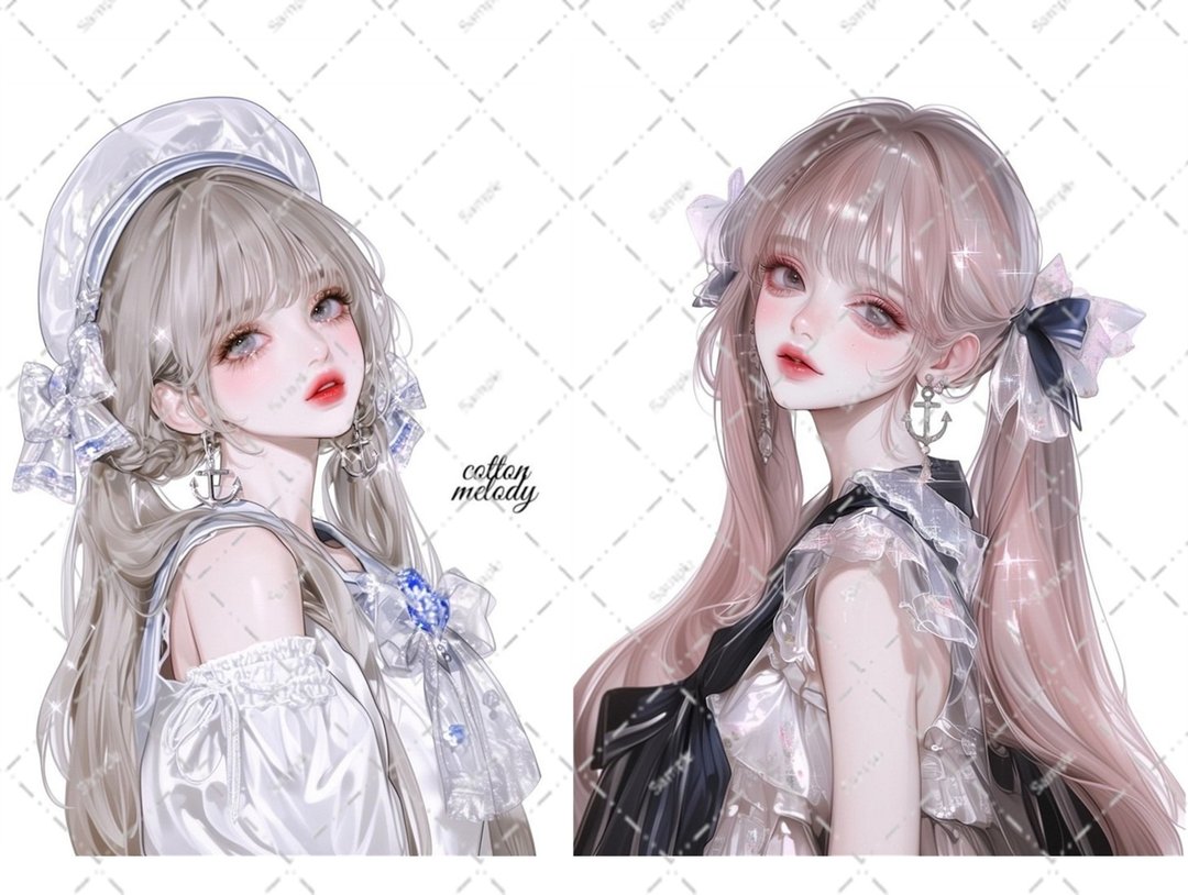 原创贴纸 no.5663 人物贴纸 原创贴纸 人物贴纸 女孩贴纸 原创人物贴纸 - 贴纸 - 纸 