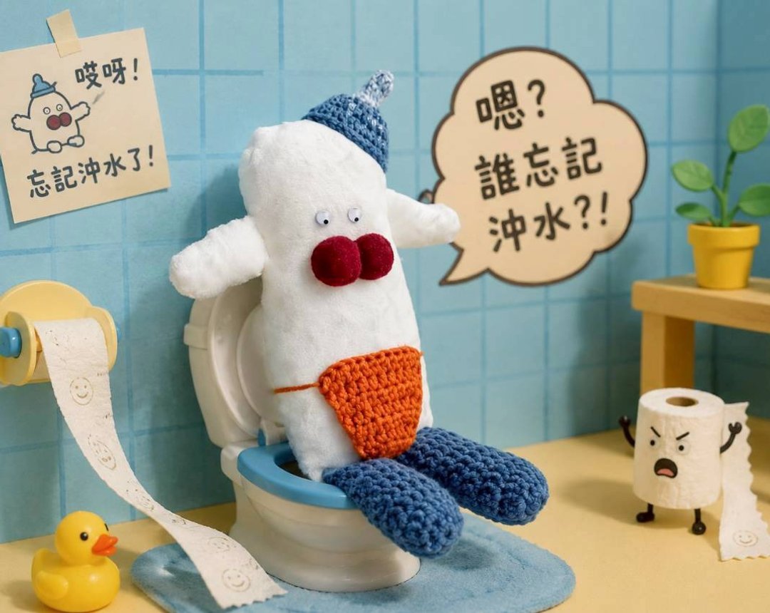 裤子穿好粉刺娃娃 创意娃娃 创意吊饰 搞怪吊饰 绒毛吊饰 热门款 - 吊饰 - 聚酯纤维 多色