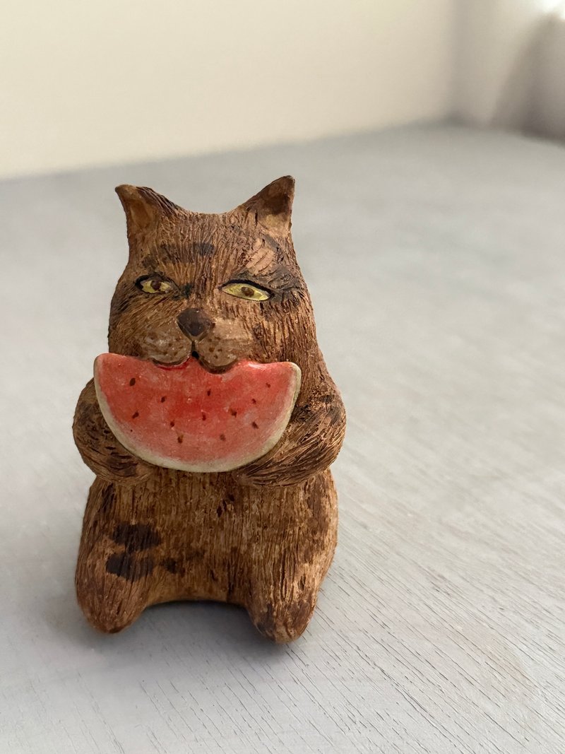 沈淀的猫 - 玩偶/公仔 - 陶 