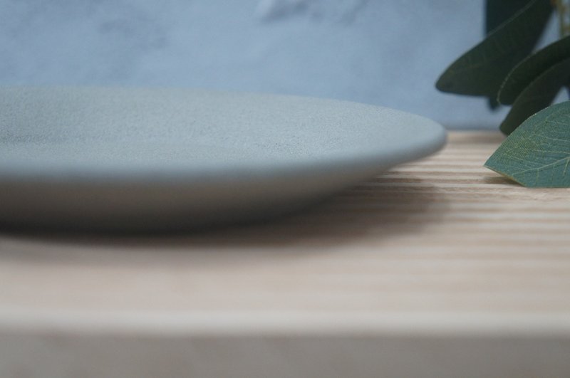 水泥制圆型盘 钥匙盘 玄关 - 收纳用品 - 水泥 灰色