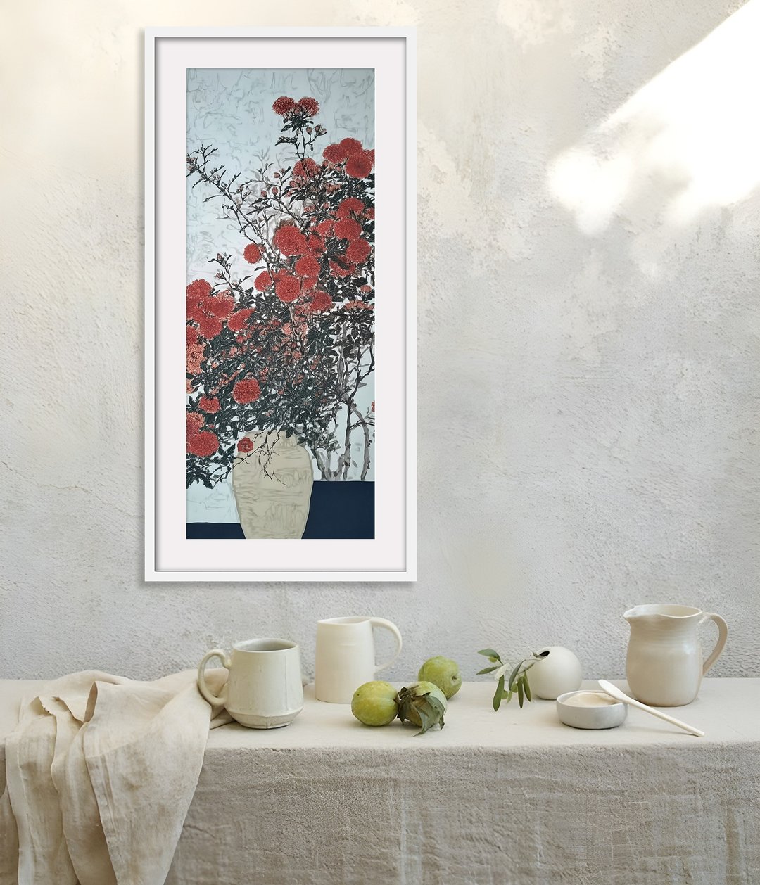 装饰画-花| 挂画| 入厝礼| 中国风| 挂画| 民宿布置| 送礼| 摆饰 - 海报/装饰画/版画 - 木头 多色