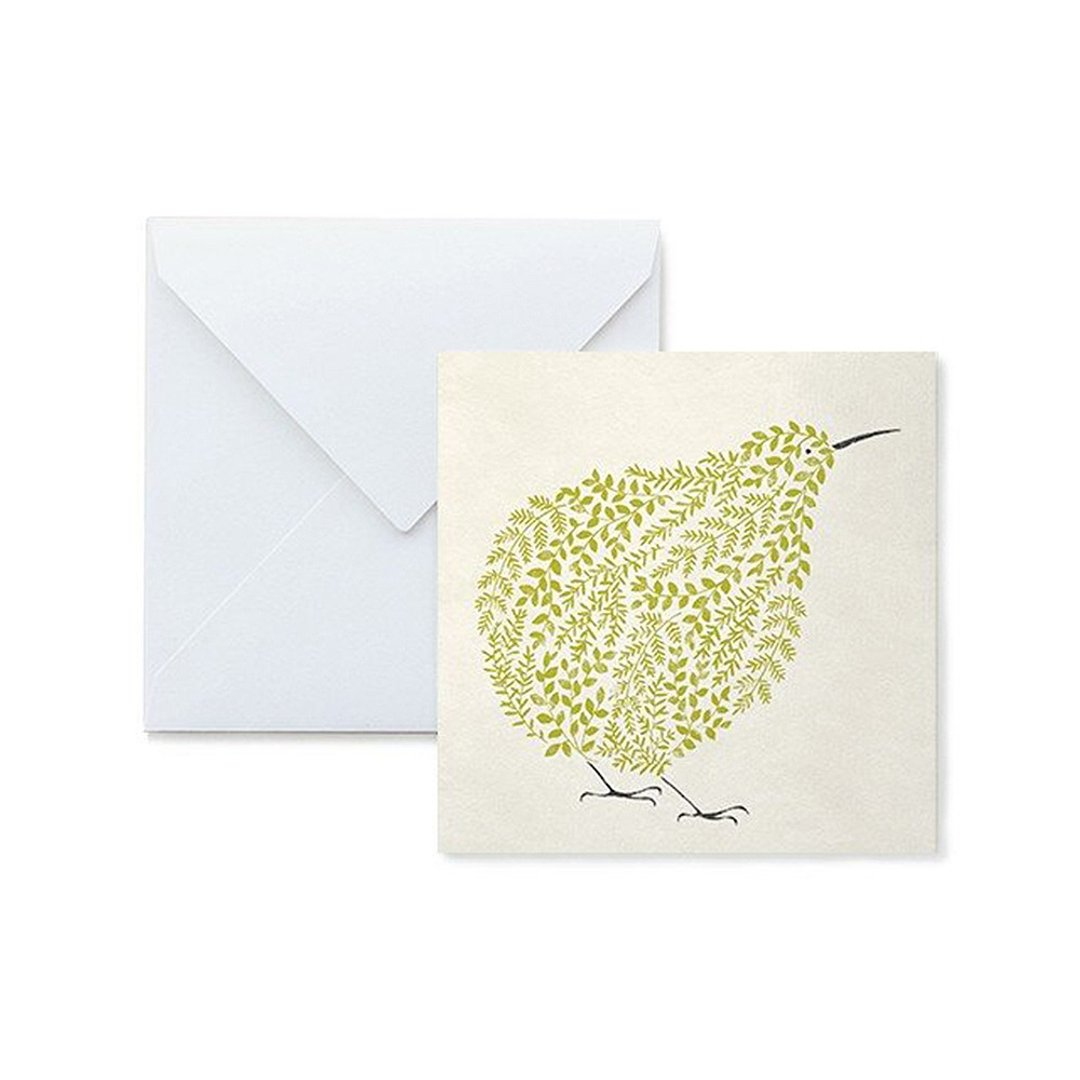 Fluffy message card Kiwi - 卡片/明信片 - 纸 黄色