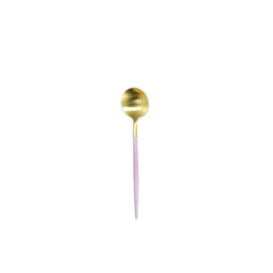 葡萄牙 Cutipol GOA 粉红金 12.5CM 咖啡匙 - 餐刀/叉/匙组合 - 不锈钢 粉红色