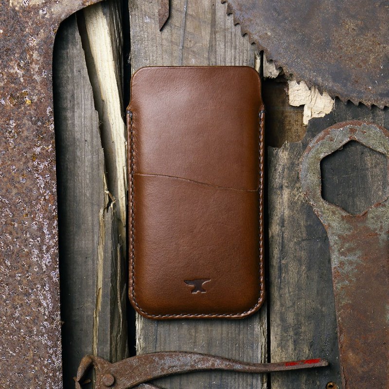 iPhone 6/6s 单卡皮套 - 咖啡 - 手机壳/手机套 - 真皮 咖啡色