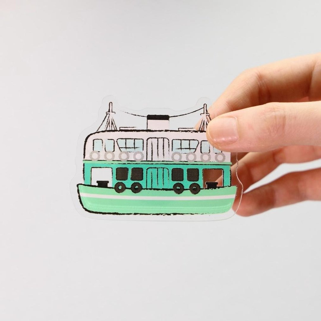 香港小轮磁石贴 - 香港特色系列 - 冰箱贴/磁贴 - 塑料 多色