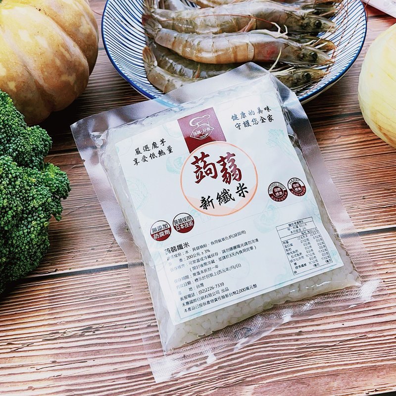【搭嘴好食】低卡蒟蒻纤米(10包) 蒟蒻米 - 五谷杂粮/米 - 新鲜食材 白色