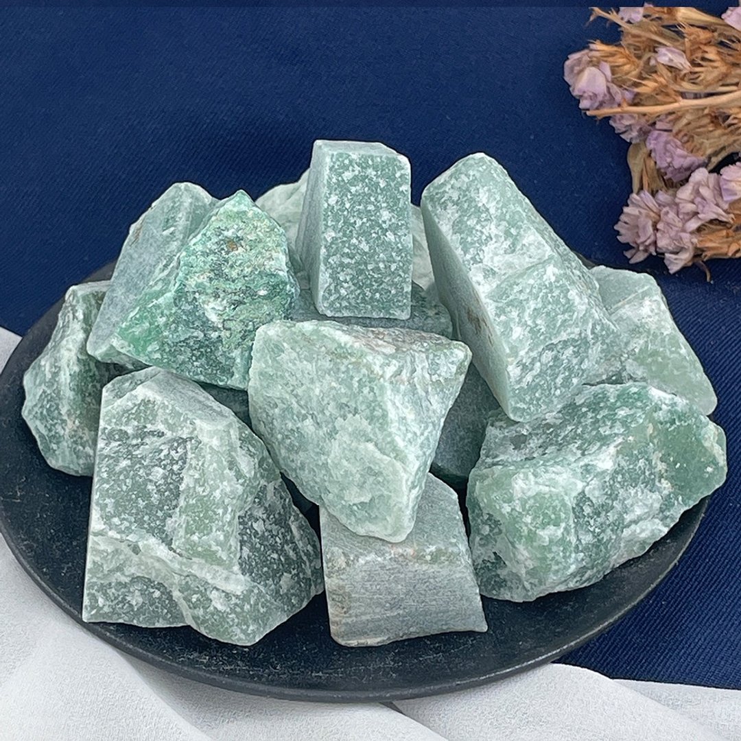 【MU工坊】绿东陵扩香石/水晶扩香灯/碎石/室内香薰/净化小夜灯 - 香薰/精油/线香 - 其他材质 