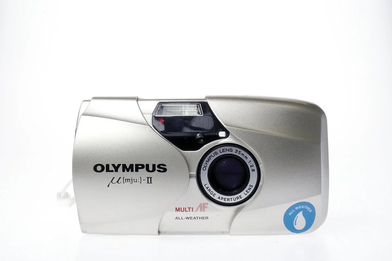 Olympus 奥林巴斯 mju II 喵兔 135 35mm 傻瓜胶卷相机 底片 - 相机 - 塑料 