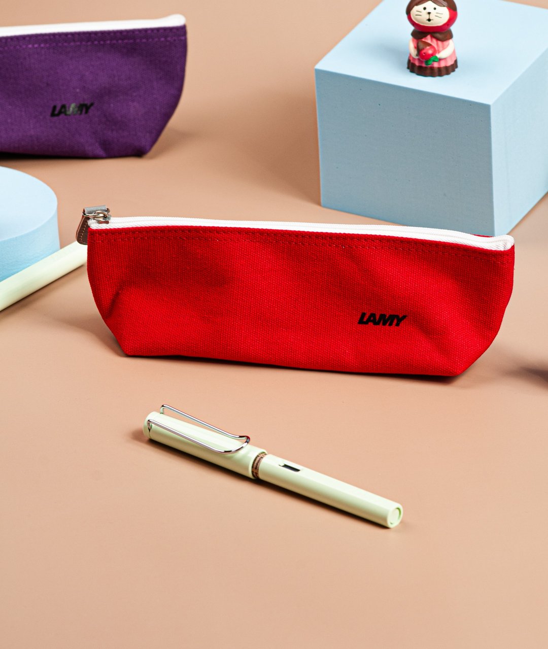 LAMY 笔袋 / 风格系列  - 拉链式笔袋 / 红色 - 铅笔盒/笔袋 - 棉 红色