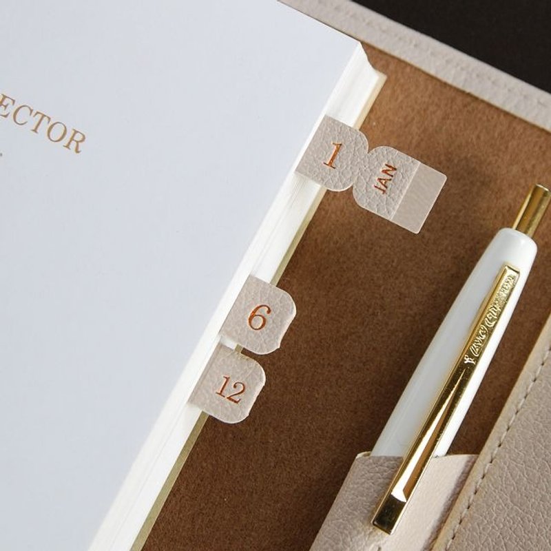 Plepic-皮革标签贴V2-气质杏灰,PPC92672 - 贴纸 - 真皮 灰色