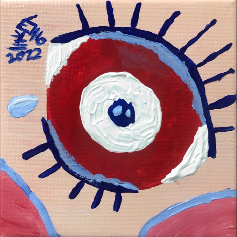 压克力画作 - 工伤 - 海报/装饰画/版画 - 棉．麻 多色