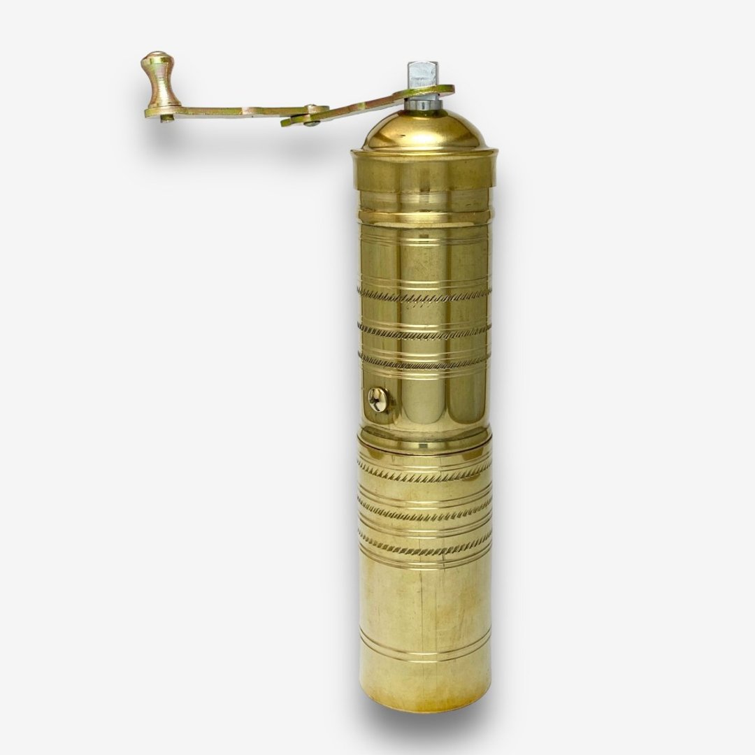 SOLO欧洲家居 - 土耳其传统 手工黄铜 咖啡磨豆器 (直筒) - 咖啡壶/周边 - 铜/黄铜 金色