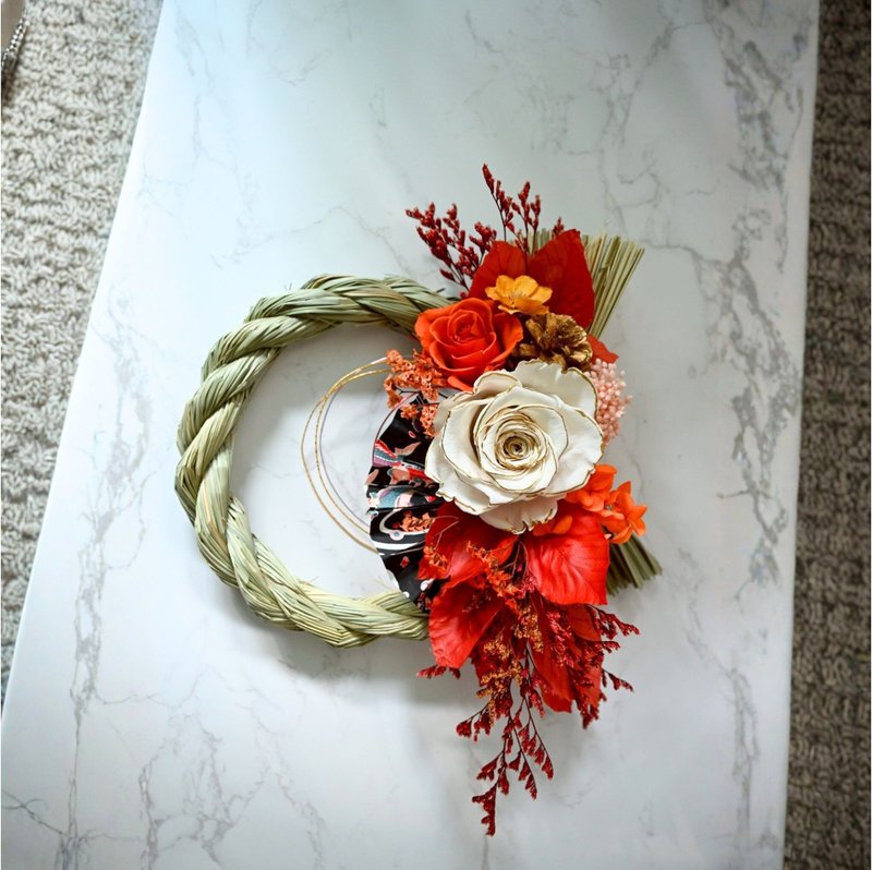 永生花日式注连绳 - 干燥花/捧花 - 植物．花 多色