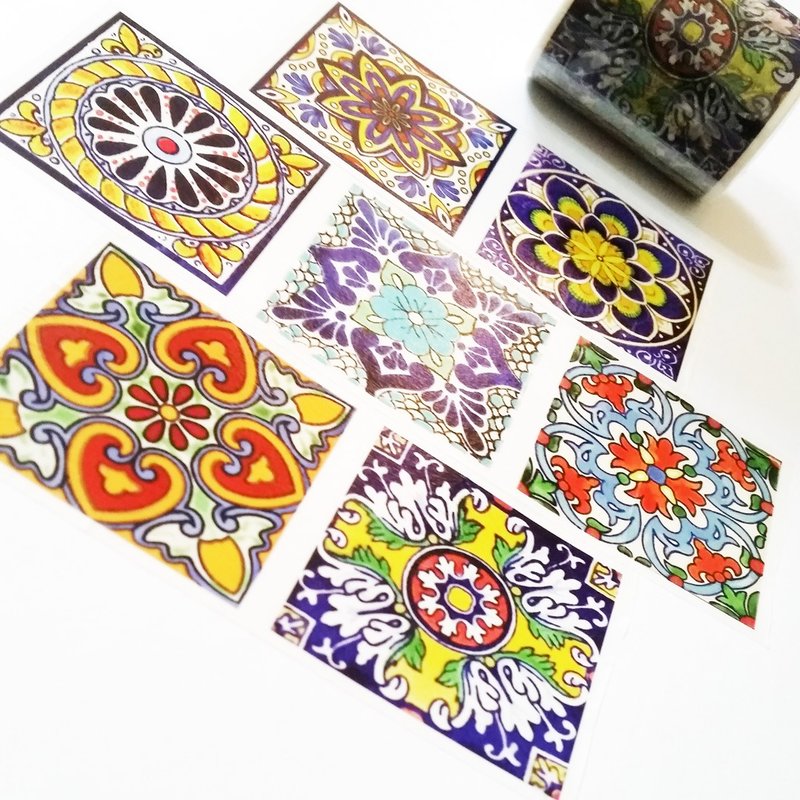 分装纸胶带 塔拉维拉瓷砖 - 纸胶带 - 纸 