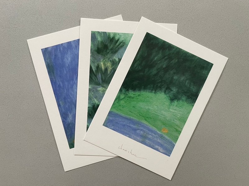 Postcards:  雨里的萤火虫  (3 in1) - 卡片/明信片 - 纸 