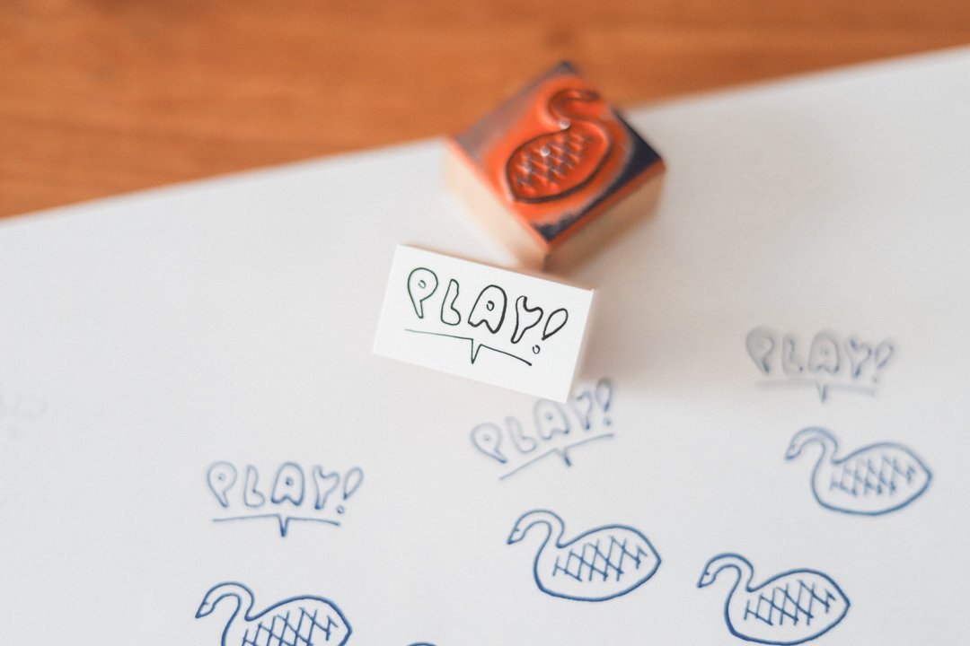 PLAY! / 消息系列 - 印章/印台 - 木头 