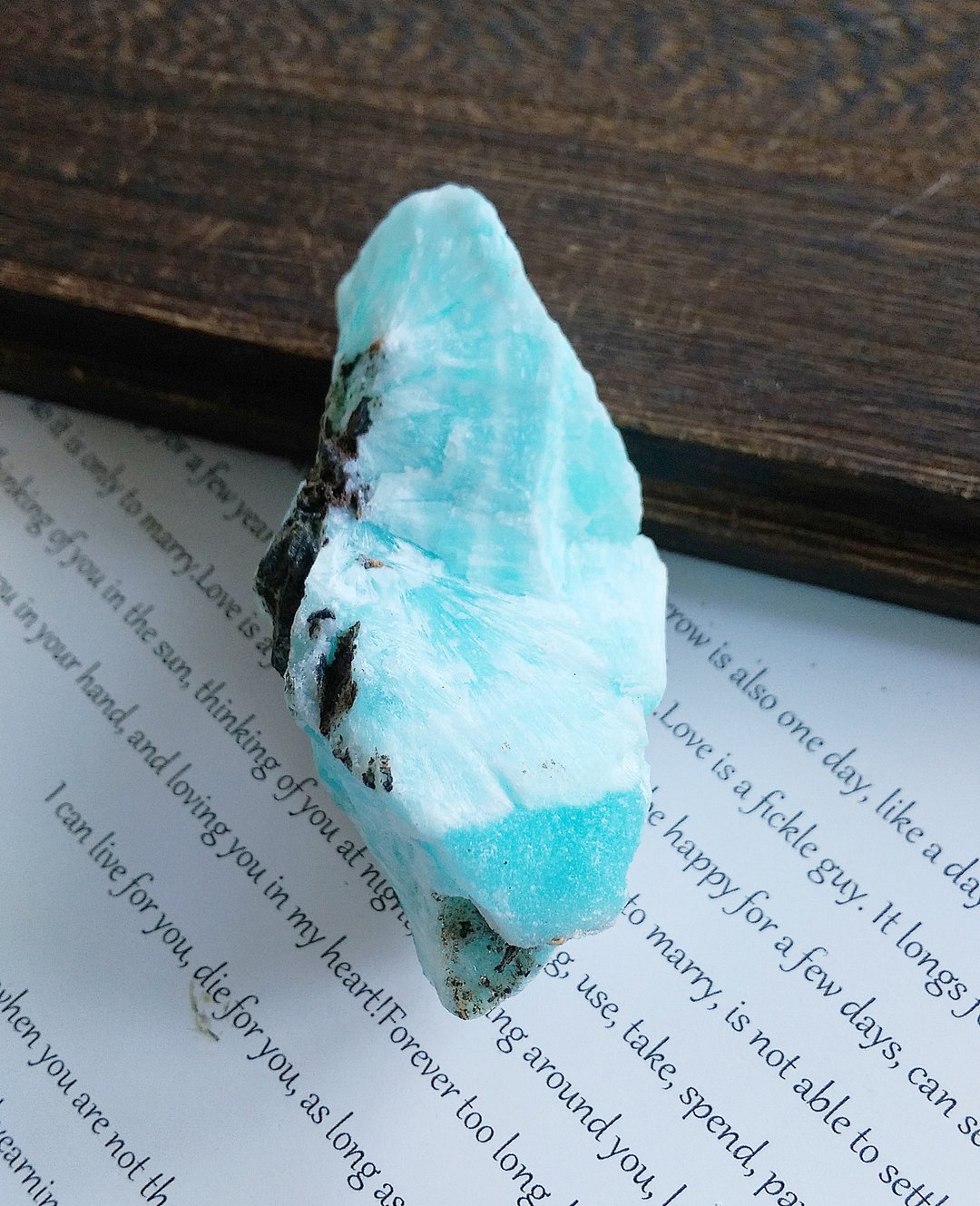 Blue Aragonite 云南产地  蓝文石 蓝霰石 天然矿石 原矿 - 摆饰 - 其他材质 