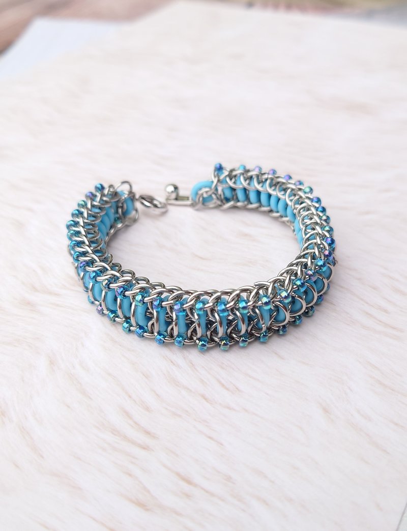 岁月静好-不锈钢手链 - 手链/手环 - 不锈钢 蓝色