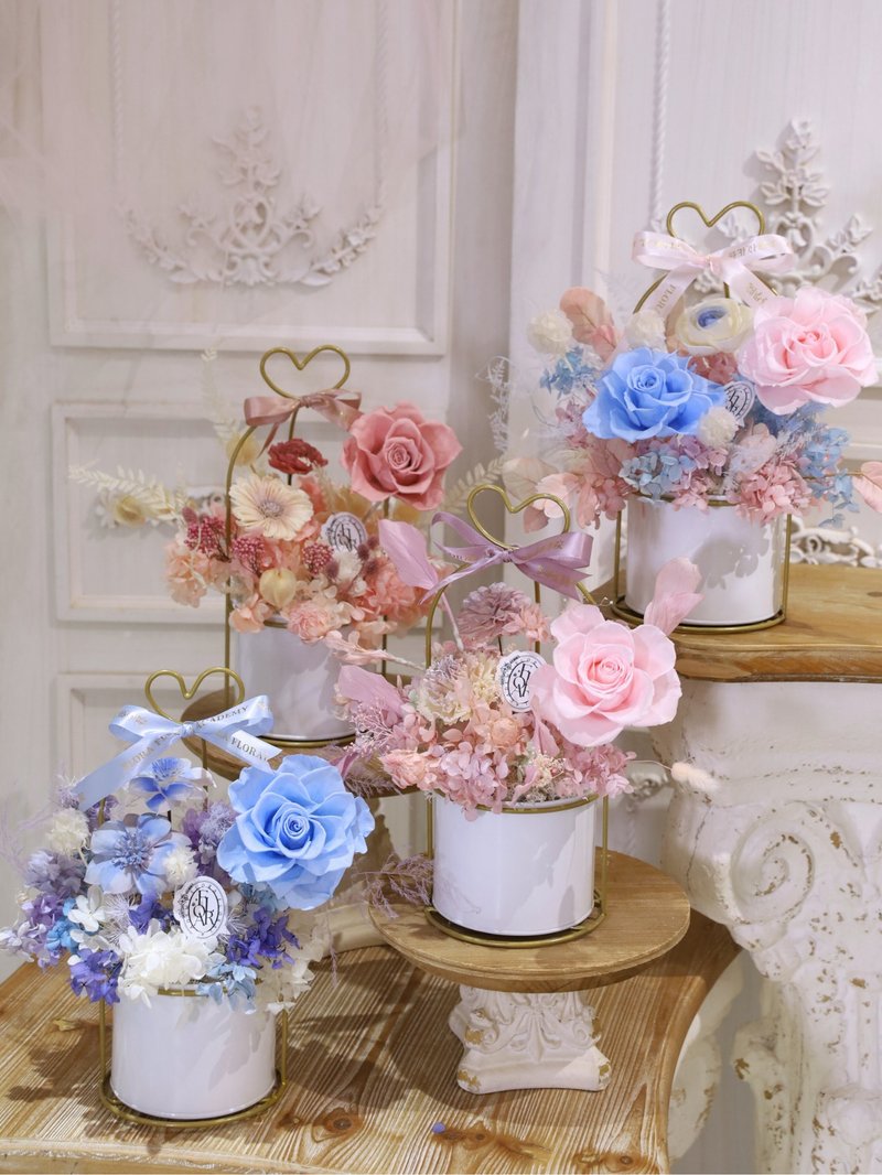 永生花桌花系列 质感礼物 开幕乔迁祝贺 - 干燥花/捧花 - 植物．花 多色