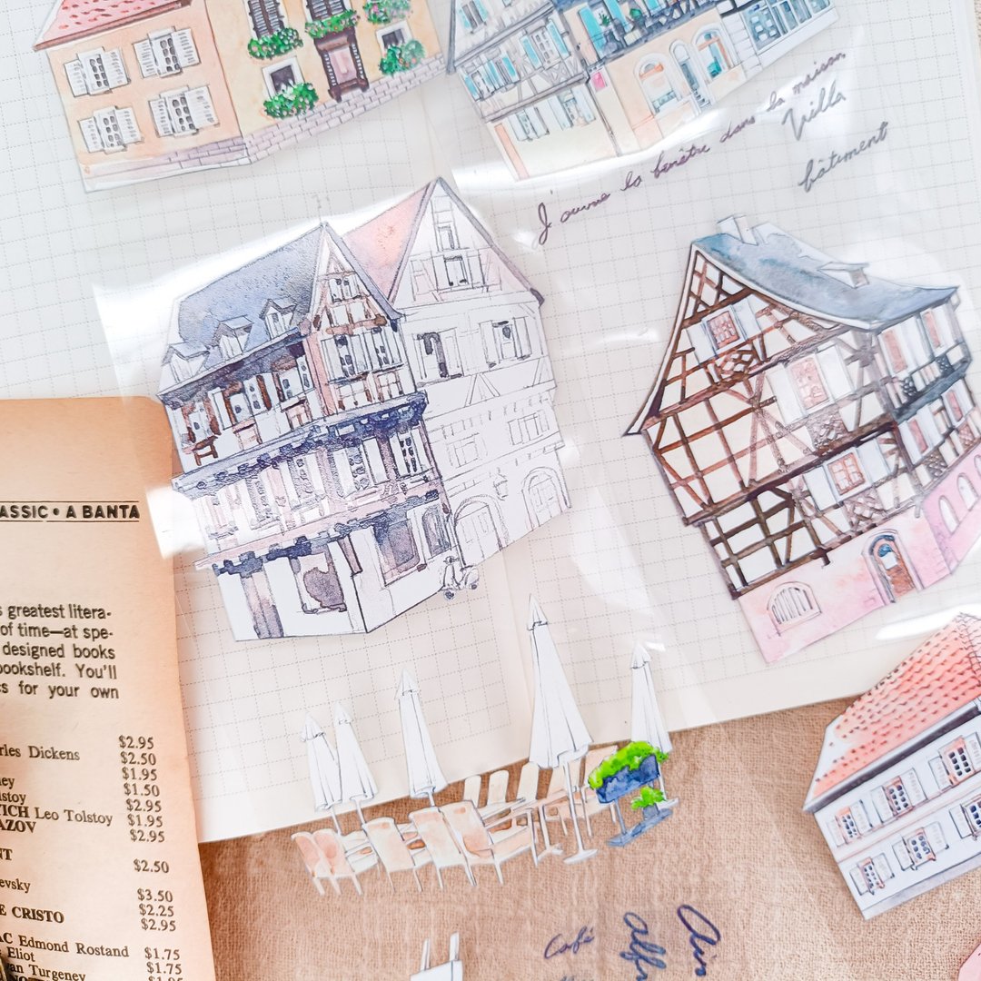 巴伐利亞之旅 / 裝飾膠帶 - 纸胶带 - 塑料 多色