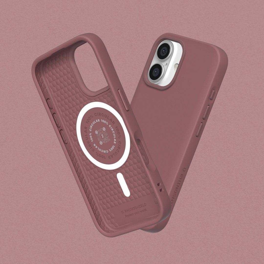 SolidSuit(MagSafe兼容)超强磁吸手机壳/深紫红 iPhone 16系列 - 手机壳/手机套 - 塑料 红色