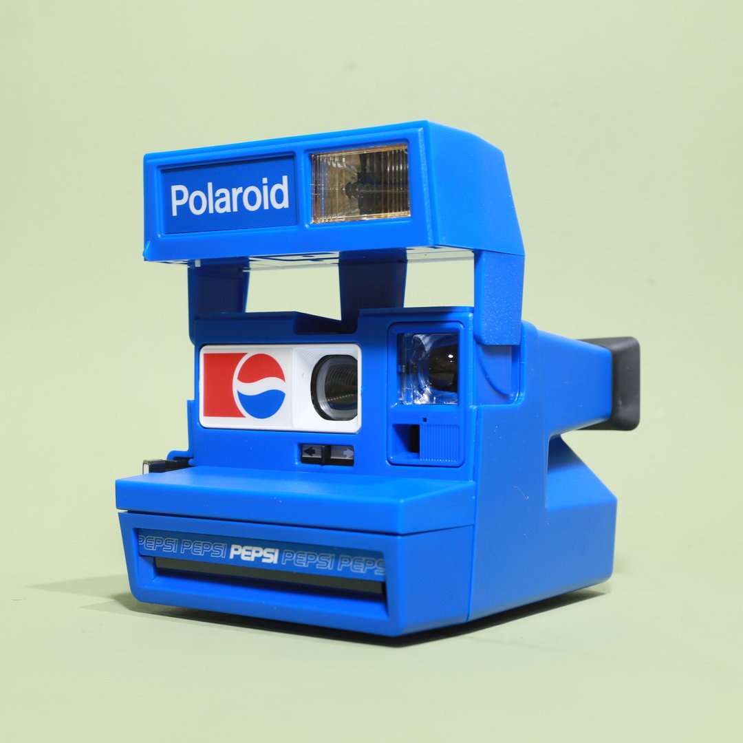 【Polaroid杂货店】Polaroid 600 型 百事可乐 宝丽来 拍立得 - 其他 - 塑料 蓝色