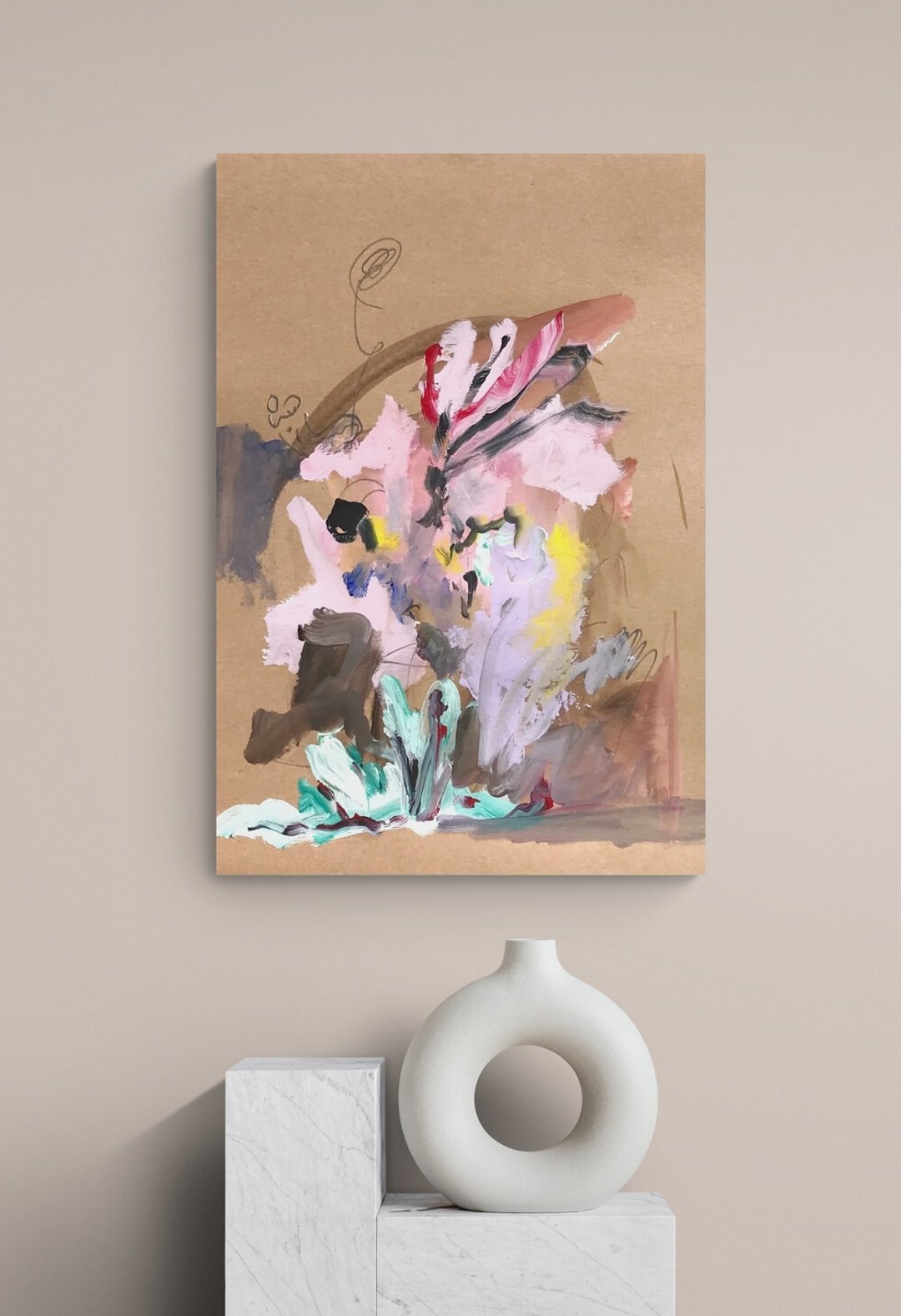 简约抽象布置海报-误闯丛林/居家布置/装饰/礼物 - 海报/装饰画/版画 - 纸 多色