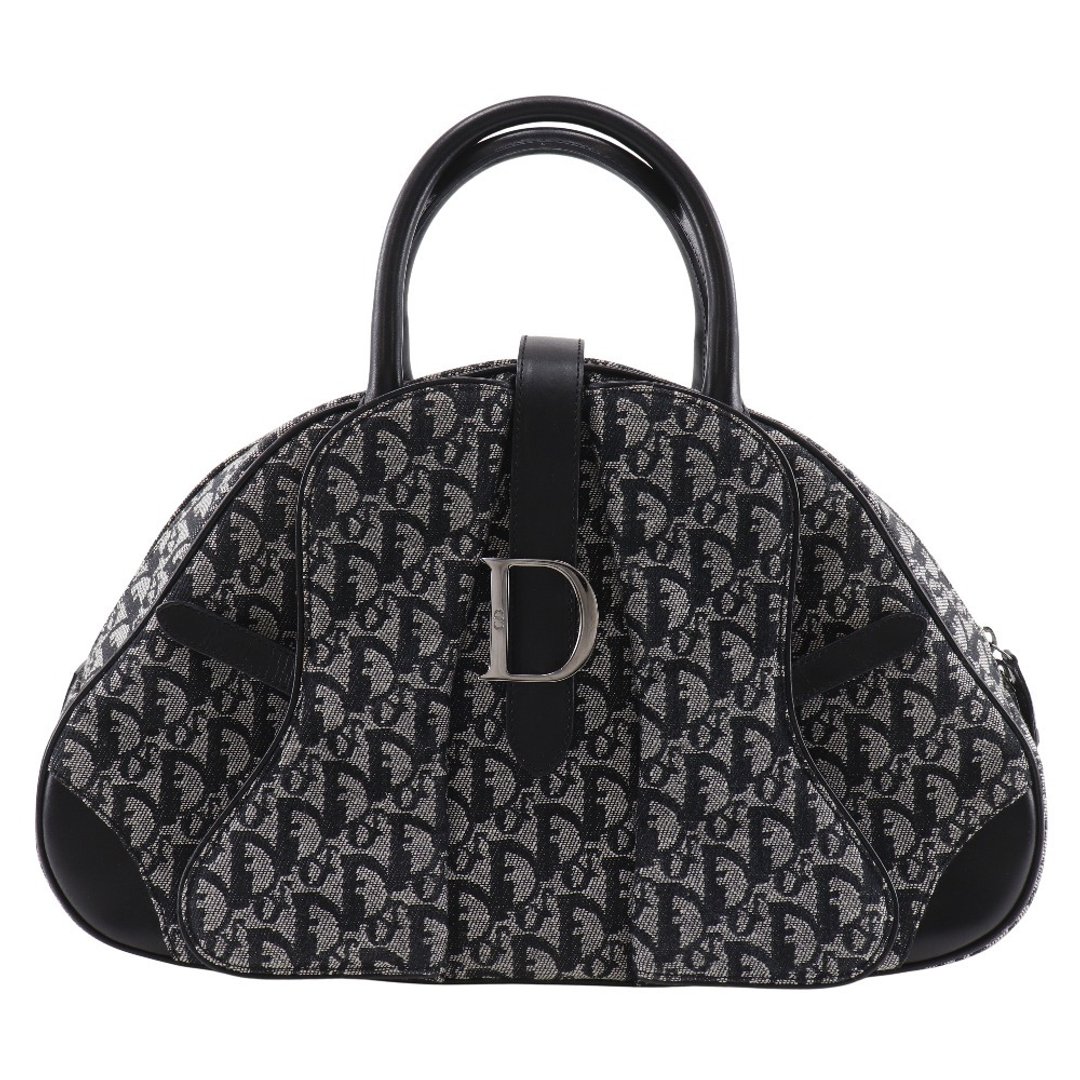 【日本直送】Christian Dior CD Double Saddle Bag 手提包 Trotter 帆布 深蓝色 女性【二手】 - 手提包/手提袋 - 棉 蓝色
