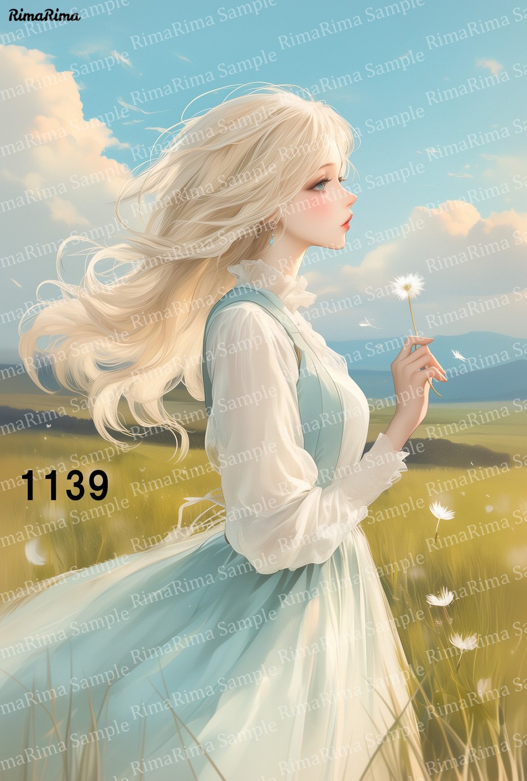 1139 原创贴纸 原创人物贴纸 贴纸 标签 りまりま RimaRima - 贴纸 - 纸 