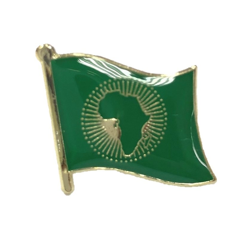 African Union 非洲联盟 纪念别针 胸针 胸徽 配饰 徽章 收藏用 - 胸针 - 其他材质 多色