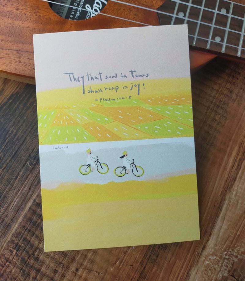 明信片6 张套组【欢呼收割】 - 卡片/明信片 - 纸 黄色