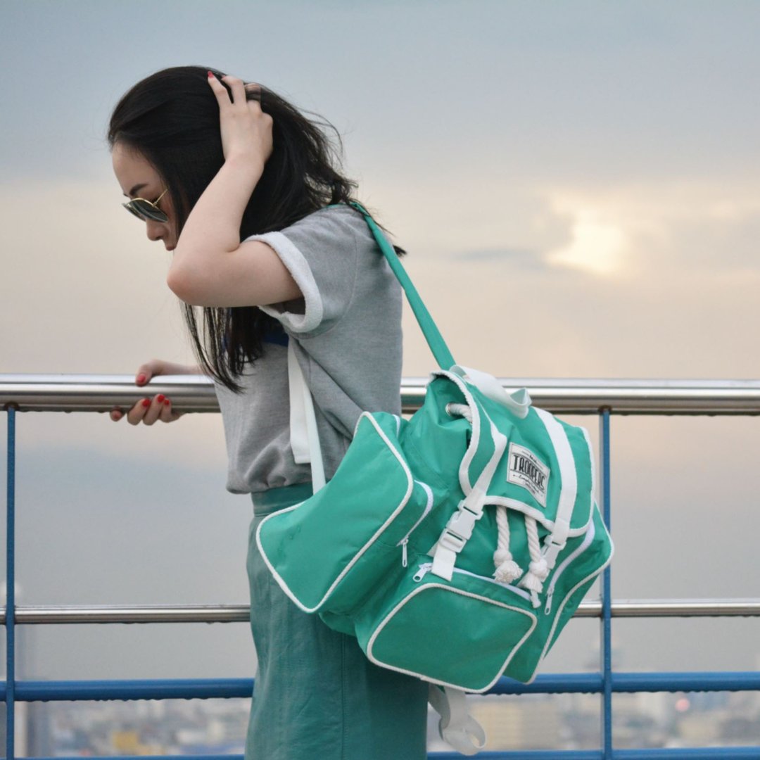 Troopers Original Teal (ทรู๊ปเปอร์ ออริจินอล สีเขียว) - 后背包/双肩包 - 尼龙 绿色