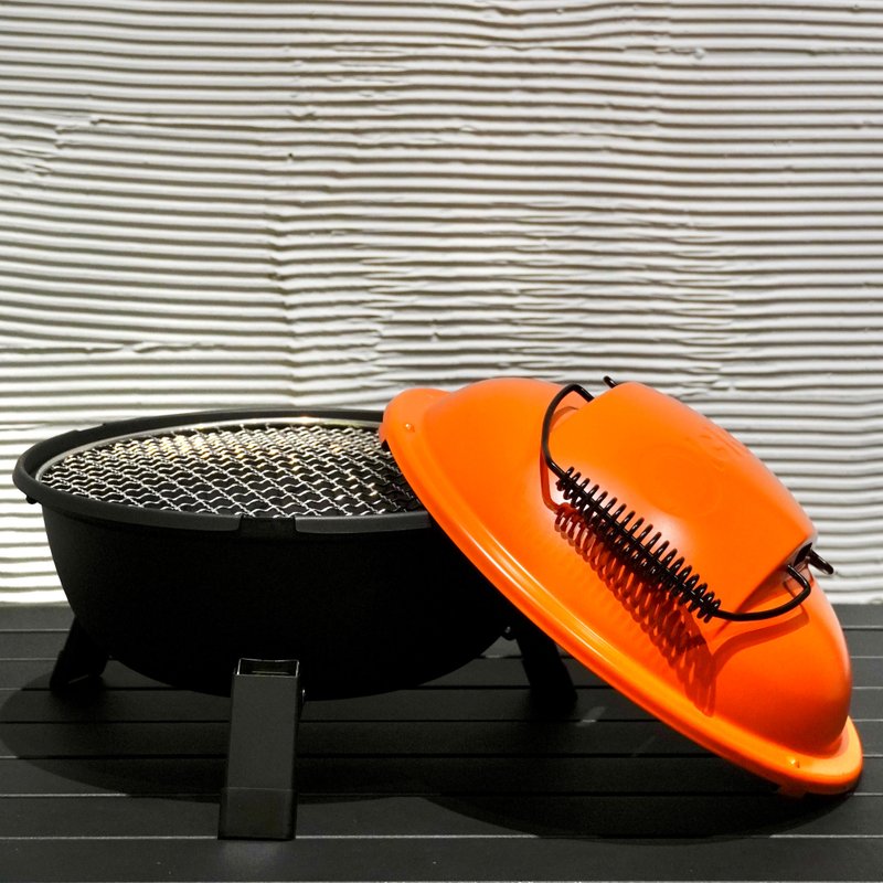 【O-GRILL】Charc-O 便携式炭烤炉 旅行组 - 露营用品 - 不锈钢 橘色