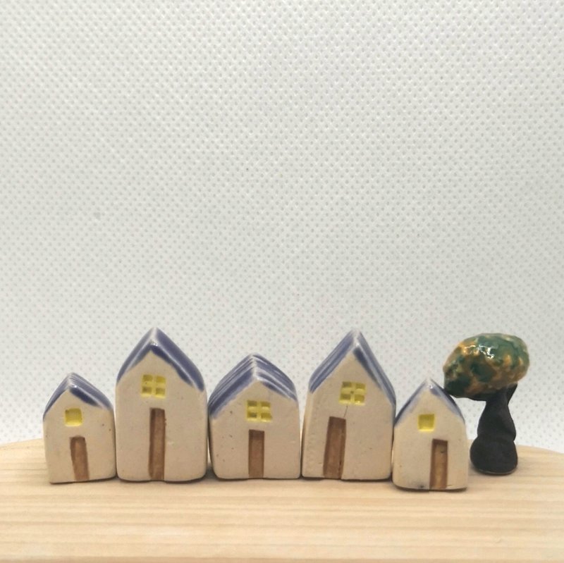 梦想小屋 - 陶土系列 H5 - 摆饰 - 陶 紫色