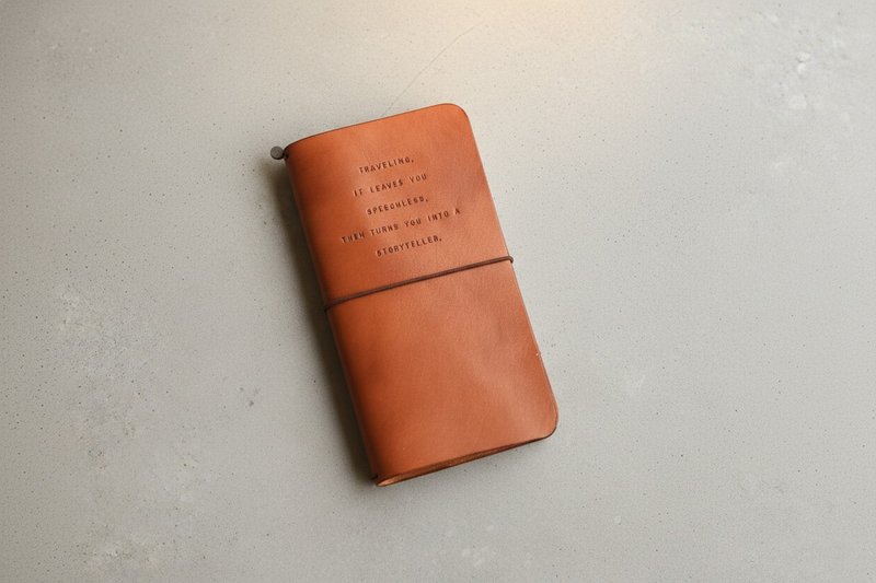 【Foundation】The Draft 硬革笔记本套, 兼容TN规格, Buttero - 笔记本/手帐 - 真皮 