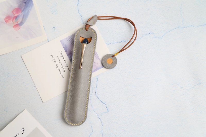 免運筆套純手工縫製鋼筆保護套義大利進口牛皮鋼筆鋼珠筆原子筆 - 铅笔盒/笔袋 - 真皮 