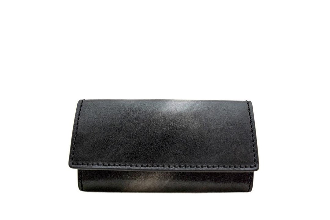 ACROMO Black Key Purse - 钥匙链/钥匙包 - 真皮 黑色