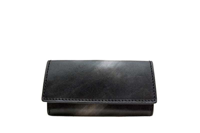 ACROMO Black Key Purse - 钥匙链/钥匙包 - 真皮 黑色