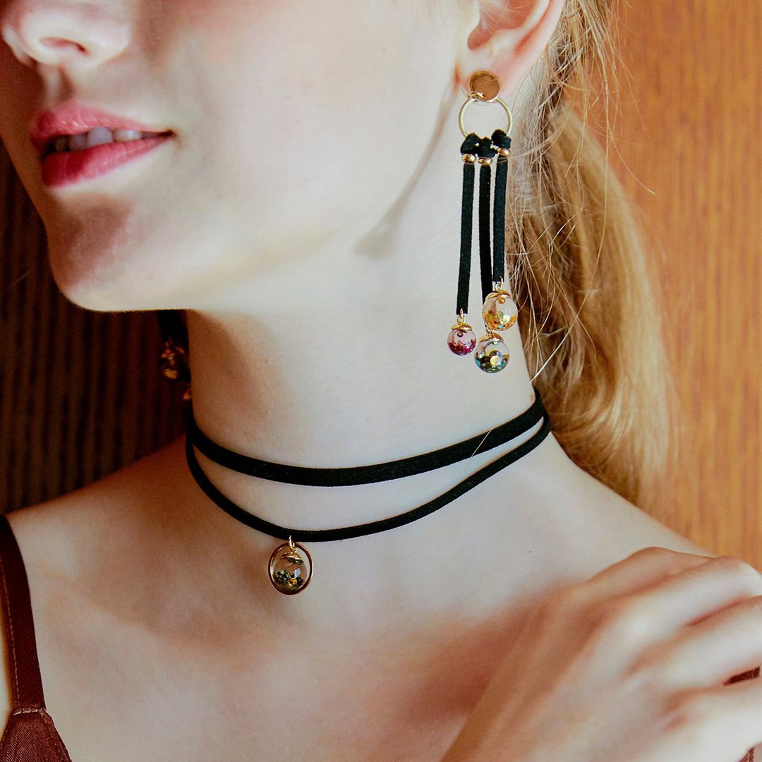 Shamud Snowball Choker - 项链 - 玻璃 