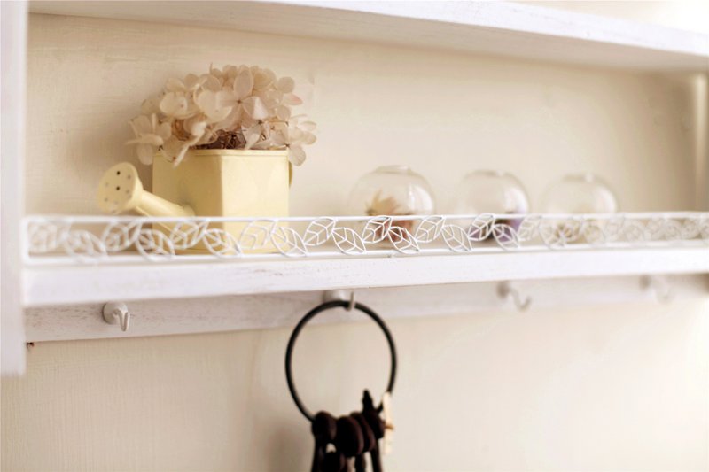 【好日恋物】日杂挂式长形架子 - 收纳用品 - 木头 白色